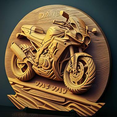 3D модель Yamaha XTZ750 (STL)